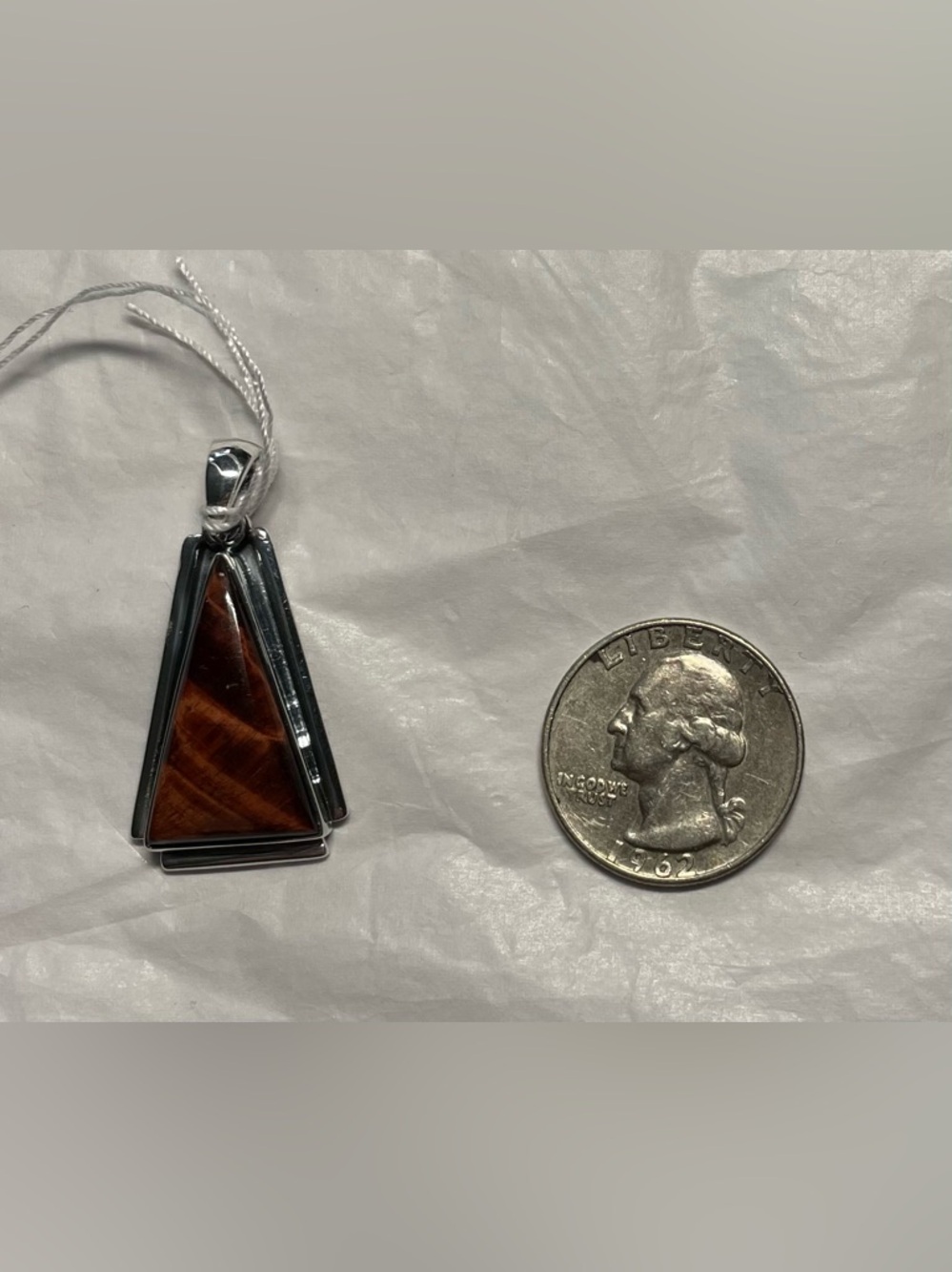 Red tiger eye pendant